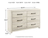 Cambeck Dresser and Mirror - Furniture World