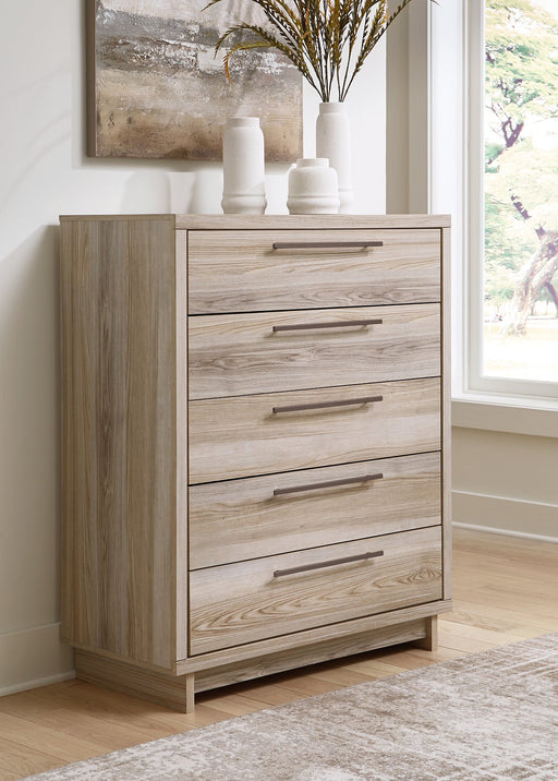 Hasbrick Wide Chest of Drawers - Furniture World