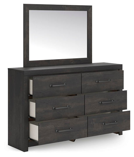 Hollivern Dresser and Mirror - Furniture World