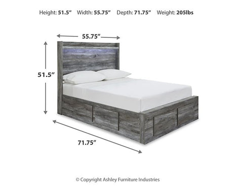 Baystorm Storage Bed - Furniture World