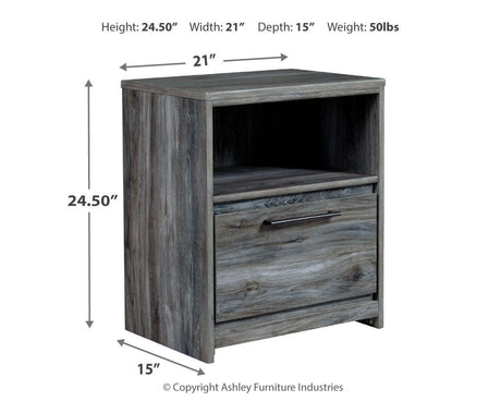 Baystorm Nightstand - Furniture World