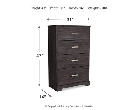 Belachime Chest of Drawers - Furniture World
