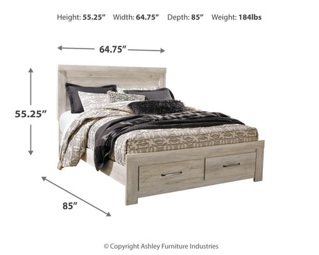 Bellaby Bed with 2 Storage Drawers - Furniture World