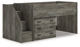 Frandern Loft Bed with Drawer Storage - Furniture World