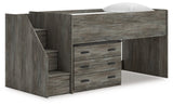 Frandern Loft Bed with Drawer Storage - Furniture World