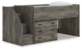 Frandern Loft Bed with Drawer Storage - Furniture World