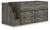 Frandern Loft Bed with Drawer Storage - Furniture World