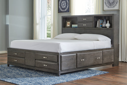 Caitbrook Storage Bed with 8 Drawers - Furniture World