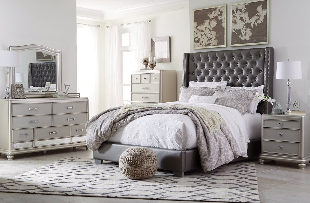 Coralayne Upholstered Bed - Furniture World