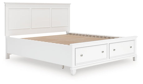 Fortman Panel Storage Bed - Furniture World