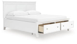 Fortman Panel Storage Bed - Furniture World
