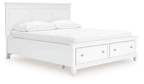 Fortman Panel Storage Bed - Furniture World