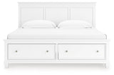 Fortman Panel Storage Bed - Furniture World