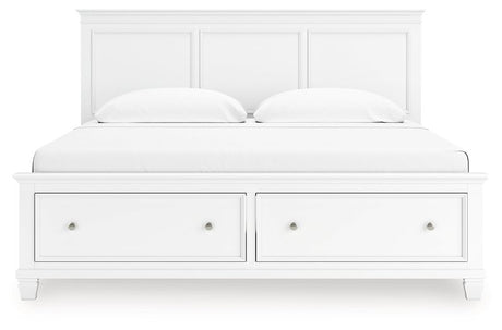 Fortman Panel Storage Bed - Furniture World