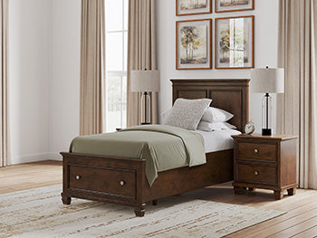 Danabrin Panel Storage Bed - Furniture World