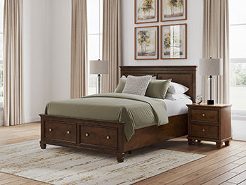 Danabrin Panel Storage Bed - Furniture World