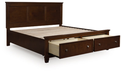 Danabrin Panel Storage Bed - Furniture World