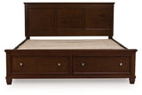 Danabrin Panel Storage Bed - Furniture World
