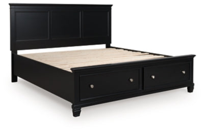 Lanolee Panel Storage Bed - Furniture World