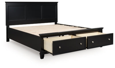 Lanolee Panel Storage Bed - Furniture World