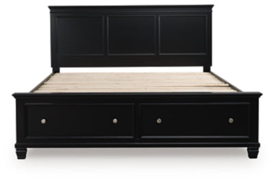 Lanolee Panel Storage Bed - Furniture World