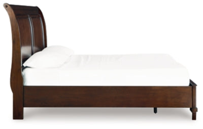 Trellington Sleigh Storage Bed - Furniture World