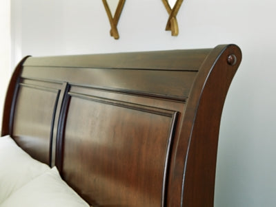 Trellington Sleigh Storage Bed - Furniture World