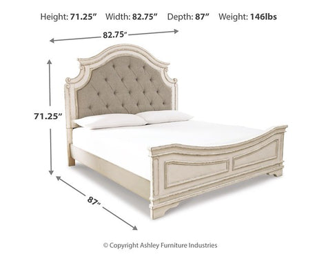Realyn Upholstered Bed - Furniture World