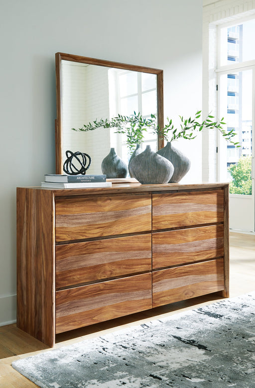 Dressonni Dresser and Mirror - Furniture World