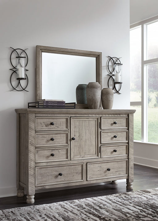 Harrastone Dresser and Mirror - Furniture World