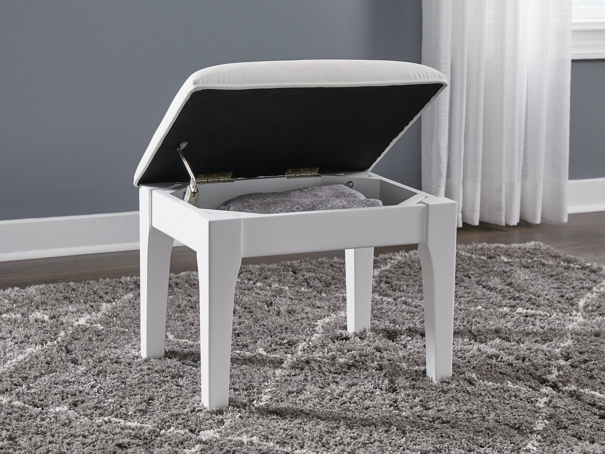 Chalanna Vanity Stool - Furniture World