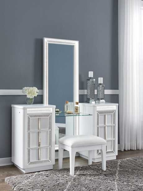 Chalanna Vanity with Mirror - Furniture World