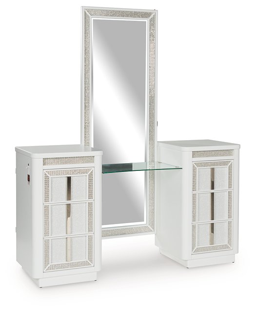 Chalanna Vanity with Mirror - Furniture World
