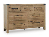 Ridgester Dresser and Mirror - Furniture World