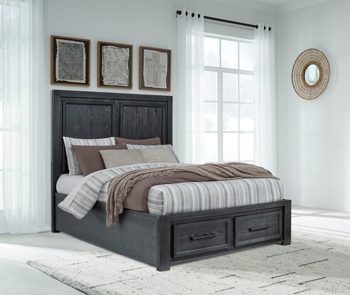 Foyland Panel Storage Bed - Furniture World