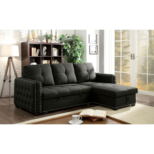 Demi Dark Gray Sectional - Furniture World