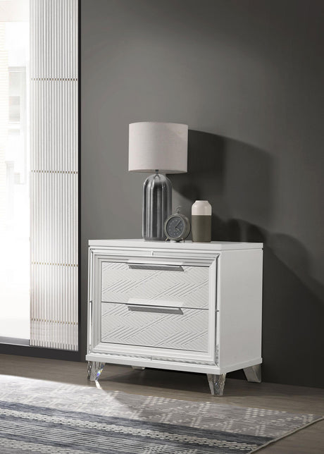 Marmore Nightstand - Furniture World