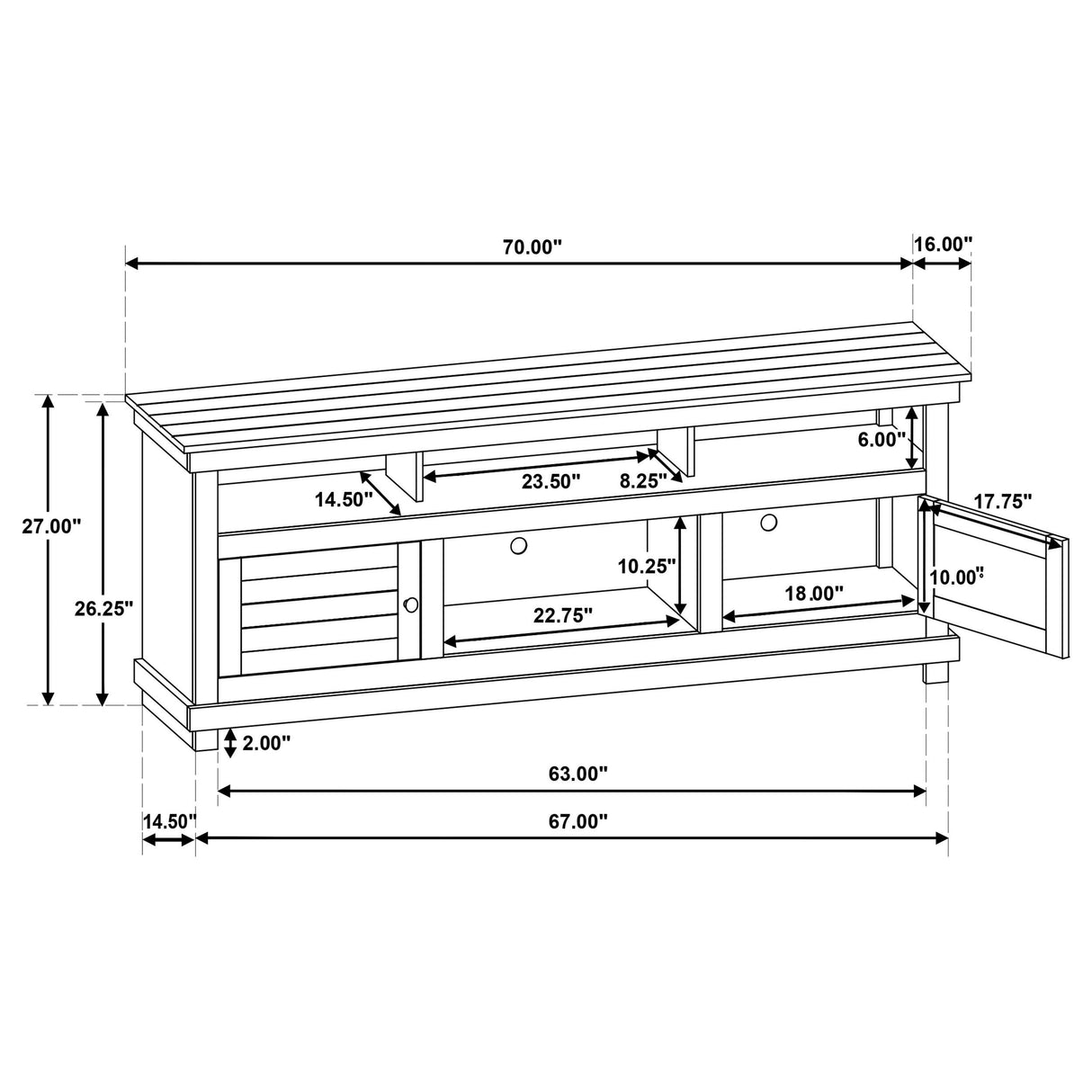 Payne TV Stand - Furniture World