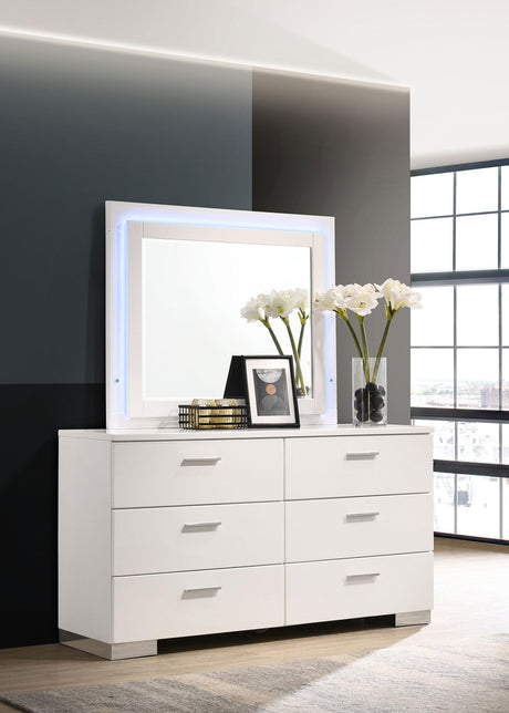 Felicity Dresser with LED Mirror - Furniture World