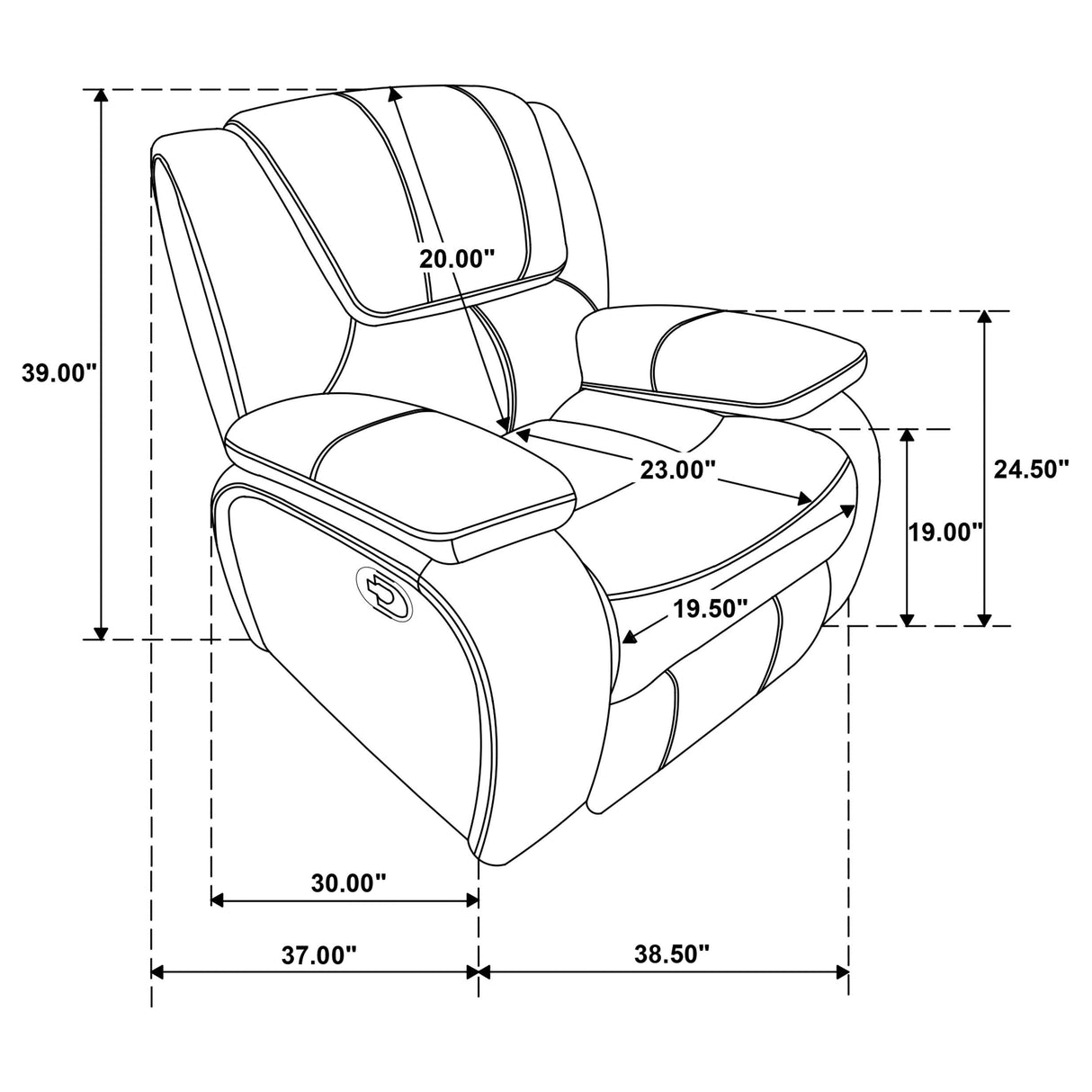 Camila Glider Recliner