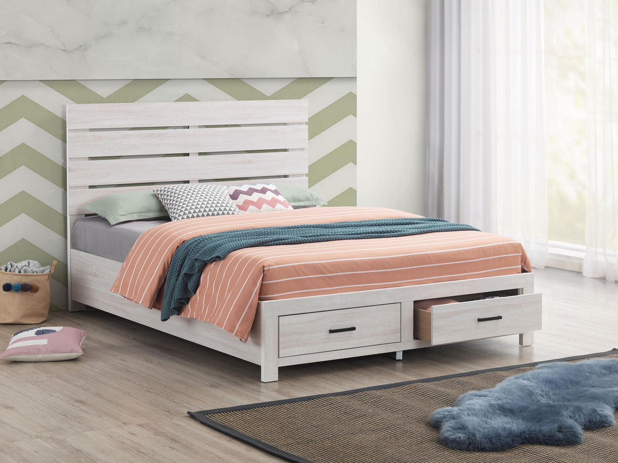 Brantford Panel Platform Storage Bed - Furniture World