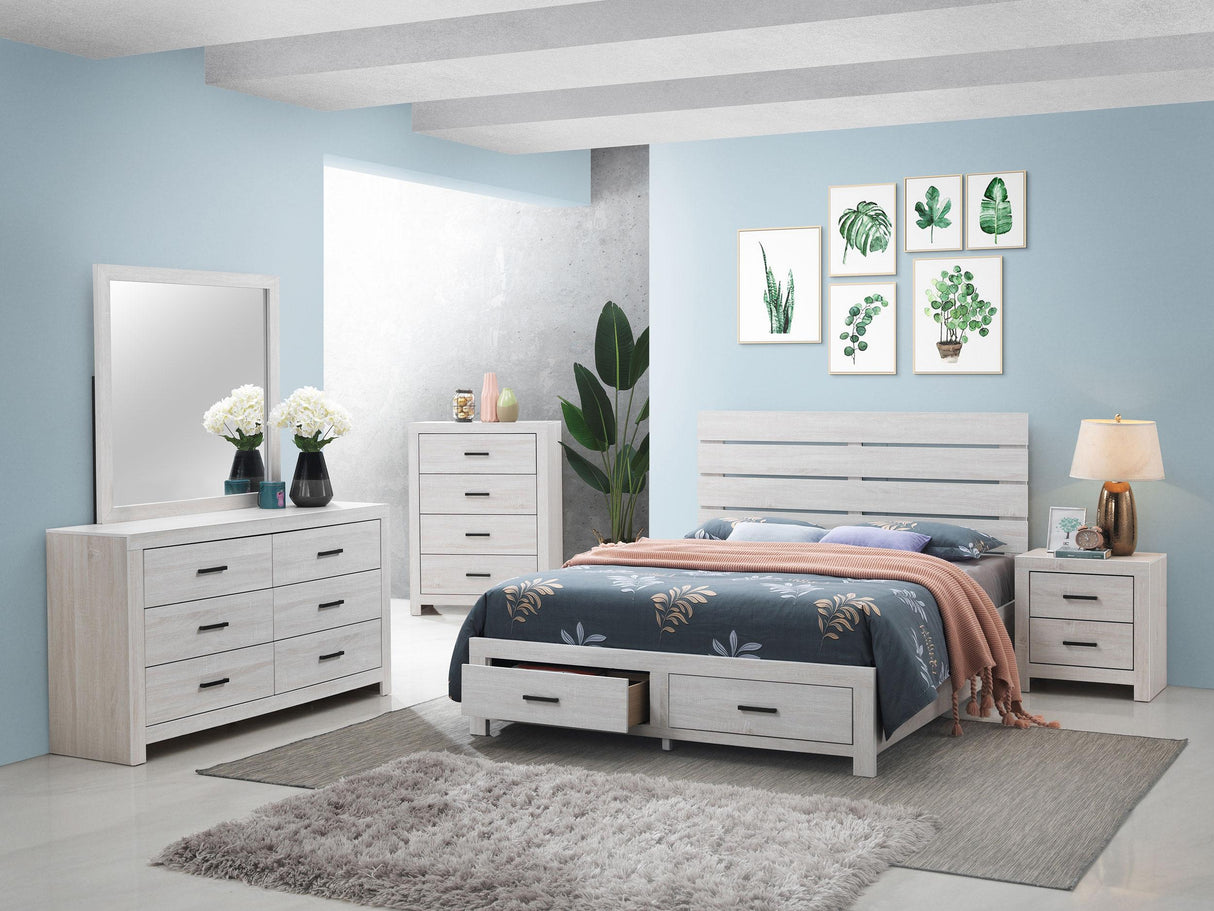 Brantford Panel Platform Storage Bed - Furniture World