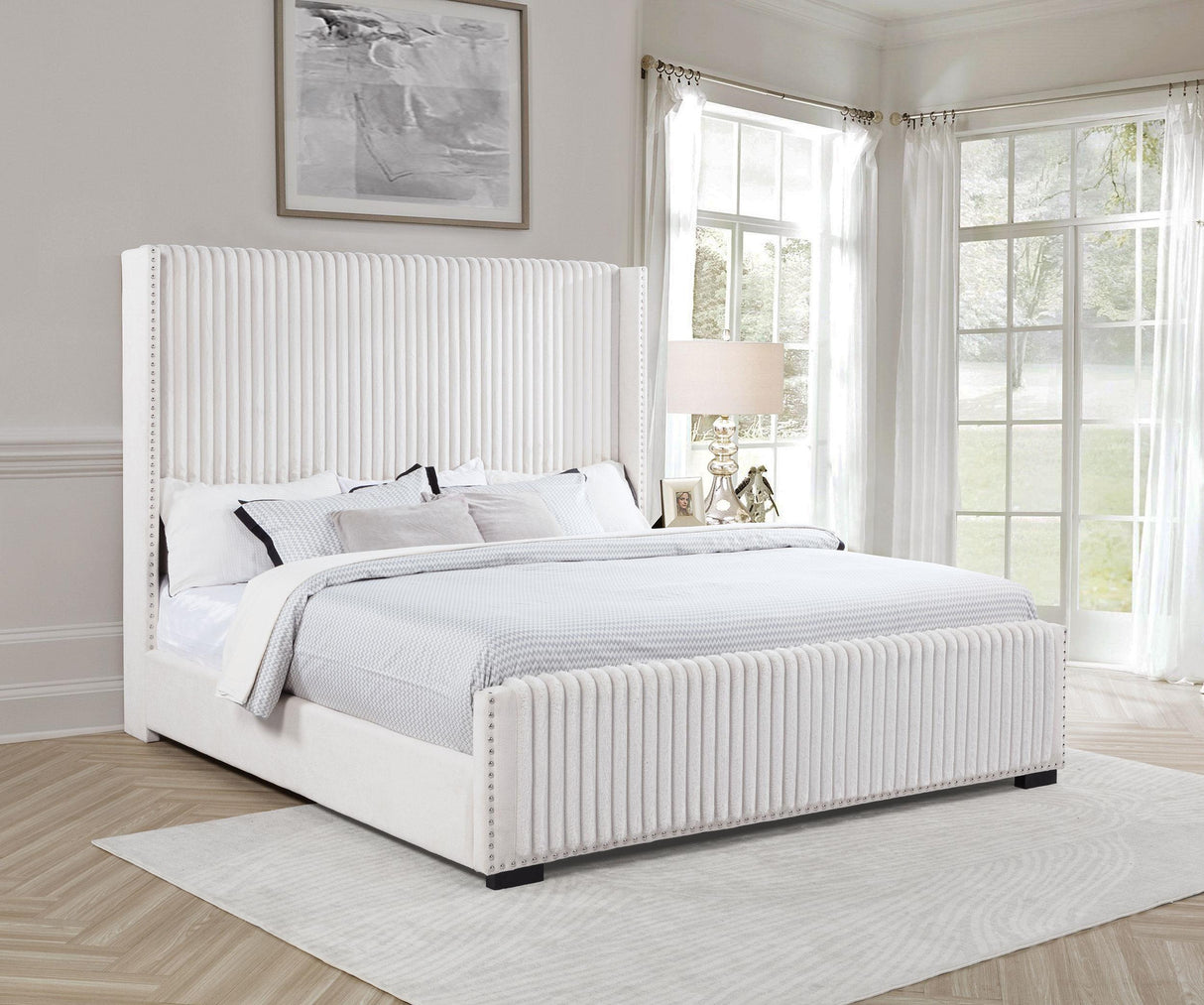 Natasha Wingback Bed - Furniture World