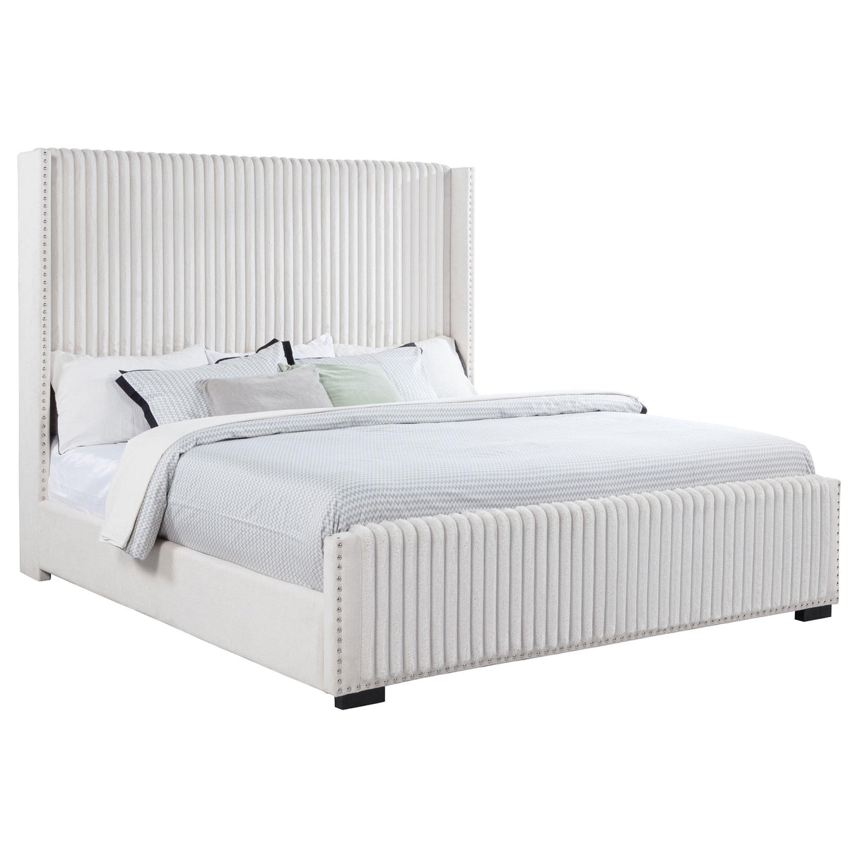 Natasha Wingback Bed - Furniture World