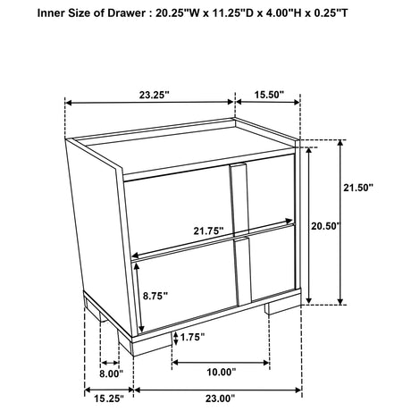 Hyland Nightstand - Furniture World