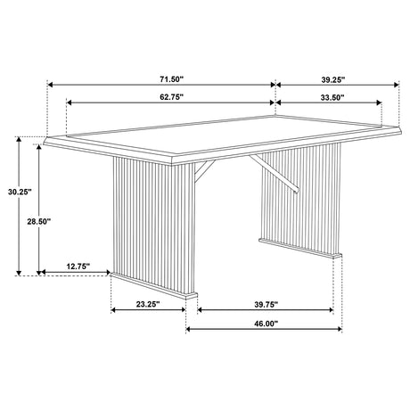 Sherwood Dining Table - Furniture World