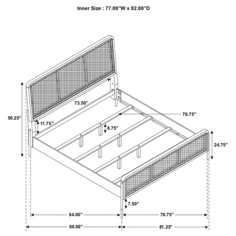 Arini Panel Bed - Furniture World