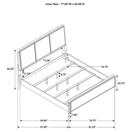 Arini Panel Bed - Furniture World