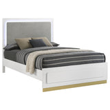 Caraway Panel Bed with LED Lighting - Furniture World