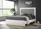 Caraway Panel Bed with LED Lighting - Furniture World